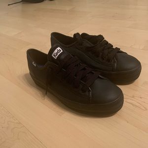 COPY - KEDS Women’s Triple Kick Leather Sneakers …